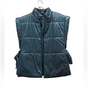 Anthropology Pilcro Teal Quilted Vest